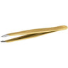 Rubis Gold Slant Tweezer / 3.75"