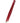 Rubis Red with White Swiss Cross Slanted Tweezer / 3.75"
