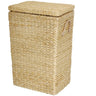 Rush Grass Laundry Basket - Natural or Black by East-West Furnishings