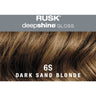 Rusk Deepshine Gloss - Liquid Demi-Permanent Color 5-in-1 Illuminating Formula / 6S Dark Sand Blonde / 2 oz.