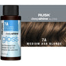 Rusk Deepshine Gloss - Liquid Demi-Permanent Color 5-in-1 Illuminating Formula / 7A Medium Ash Blonde / 2 oz.