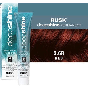 Rusk Deepshine Pure Pigments Conditioning Cream Color / 5.6R Red / 3.4 oz.