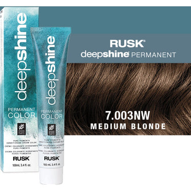 Rusk Deepshine Pure Pigments Conditioning Cream Color / 7.003NW Medium Blonde / 3.4 oz.