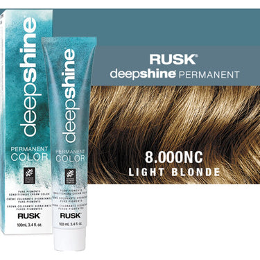 Rusk Deepshine Pure Pigments Conditioning Cream Color / 8.000NC Light Blonde / 3.4 oz.