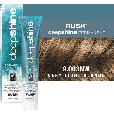 Rusk Deepshine Pure Pigments Conditioning Cream Color / 9.003NW Very Light Blonde / 3.4 oz.