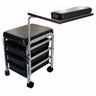 Salon Masters Manicure Stool with Flat Wood Work Surface