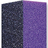 Sanitizable Medium/Coarse Nail Block / Purple / 20 Pack