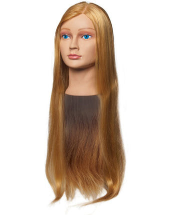 Sara Manikin Head / 100% Synthetic Hair / 26"-28" Extra Long Hair Length / Blonde Hair by Diane Mannequins