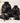 Satin Drawstring Gift and Jewelry Pouches - Black - 2-3/4"W x 3-1/4"L / 1 Case (100 per Case)