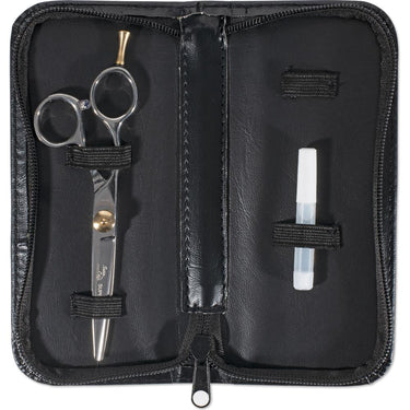 Satin Edge - 5-1/2" Supreme Stainless Steel Cutting Shear - Lefty - 100% Stainless Steel Cutting Shear Has Sharp Blades, a Finger-Rest, and an Adjustable Tension Screw