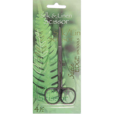 Satin Edge - Straight Blade Silk and Linen Scissors - Straight Blade Scissors are Perfect for Cutting Silk, Linen and Fiberglass Nail Wraps