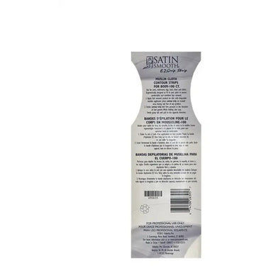 Satin Smooth EZ Grip Muslin Contour Cloth Body Strip / 100 Count