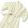 Satin Stripe Kimono Robe / Ecru by Boca Terry