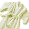 Satin Stripe Kimono Robe / Ecru by Boca Terry