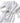 Satin Stripe Kimono Robe / White by Boca Terry