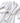 Satin Stripe Kimono Robe / White by Boca Terry