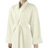 Satin Stripe Shawl Robe / Ecru by Boca Terry