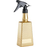 Scalpmaster Barber "24K Gold" Spray Bottle - Stylish, Gold Spray Bottle Holds 18 oz. of Liquid and Has an Embossed, Diamond Pattern Design