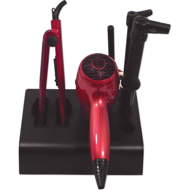 Scalpmaster - Deluxe Hair Appliance Holder - Holds 1 Hair Dryer + 2 Flat Irons + 3 Curling Irons - 10"L x 5"H