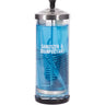Scalpmaster - Glass Sanitizing Jar - Strong, Durable, Clear Glass Jar Has a Non-Slip Rubber Base - 39 oz. - 9-3/4"H x 3-1/2"D