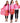 Scalpmaster Jam 'N Jellie Vinyl 3- Piece Set, Pink