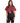 Scalpmaster Nylon Comb-Out Cape 28" X 28", Velcro Burgundy