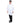 Scalpmaster Nylon Crinkle Uniform, Elastic White
