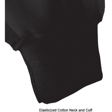 Scalpmaster Nylon Crinkle Uniform Top, Elastic Black