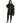 Scalpmaster Nylon Shampoo Cape 54" X 36", Velcro Black