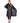 Scalpmaster Nylon Styling Cape 45"X55", Snap Black
