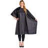 Scalpmaster Nylon Styling Cape 45"X55", Snap Black