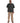 Scalpmaster Poly/Cotton Barber Jacket, Zipper Black
