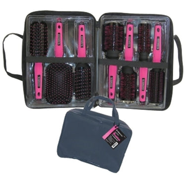 Scalpmaster Rebel Collection 7 Piece Brush Set with Carry Case