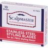 Scalpmaster - Replacement Blades for SC-7902 Styling Razor / 10 Pack