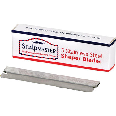 Scalpmaster - Stainless Steel Hair Shaper with 5 Blades - 7-3/4" Long