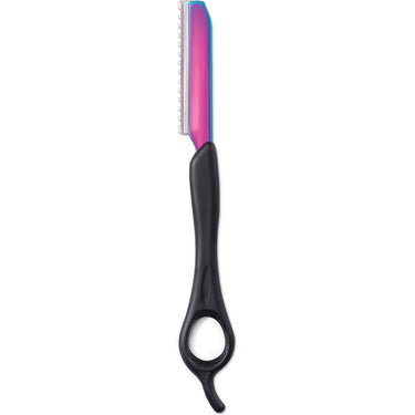 Scalpmaster - Titanium Multi-Color Styling Razor - 7" Long -  Has a Rubberized, Easy-Grip Handle With a Comfortable Finger Hole for Full Control