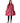 Scalpmaster Vinyl Shampoo Cape / 54" X 36", Tie String Burgundy