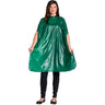 Scalpmaster Vinyl Shampoo Cape / 54" X 36", Tie String Hunter Green