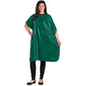 Scalpmaster Vinyl Shampoo Cape / 54" X 36", Velcro Hunter Green