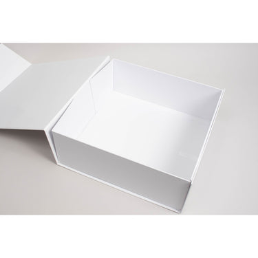 Scratch Resistant Matte Finish Magnetic Boxes - Matte White - 12"L x 12"W x 4-1/2"H / 1 Case (20 per Case)