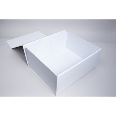 Scratch Resistant Matte Finish Magnetic Boxes - Matte White - 13"L x 10-3/4"W x 5-1/2"H / 1 Case (20 per Case)