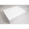 Scratch Resistant Matte Finish Magnetic Boxes - Matte White - 15"L x 12"W x 3-1/4"H / 1 Case (20 per Case)