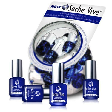 Seche Vive Instant Gel Effect Top Coat / (36) 0.125 oz. Each in a Bucket