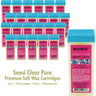 Sensi Clear Pure Soft Wax Cartridge / Case = (24) Cartridges - 3.38 oz. - 100 grams Each by Waxness