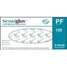 SensiGluv&trade; Premium Powder-Free Latex Exam Gloves - Textured / 100/box, 10 boxes/case (1 case = 1,000 gloves)