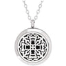 Serina & Company - Ancient Cross Aromatherapy Locket Necklace | Aromatherapy Jewelry for Retail!