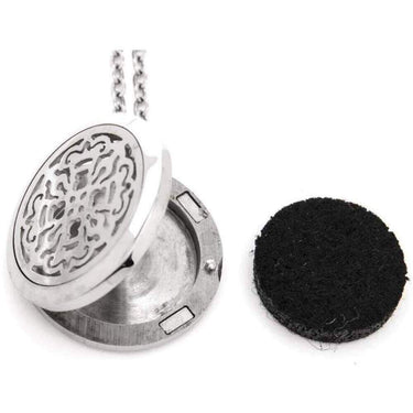 Serina & Company - Ancient Cross Aromatherapy Locket Necklace | Aromatherapy Jewelry for Retail!