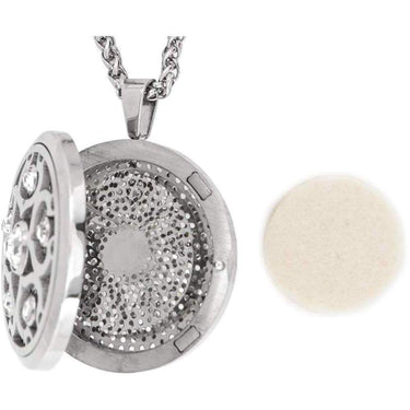 Serina & Company - Crystalized Aromatherapy Locket Necklace | Aromatherapy Jewelry for Retail!