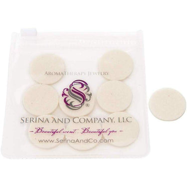 Serina & Company - Round Replacement Pads - White