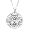 Serina & Company - Stainless Steel Siren Crystals Pendant | Aromatherapy Jewelry for Retail!